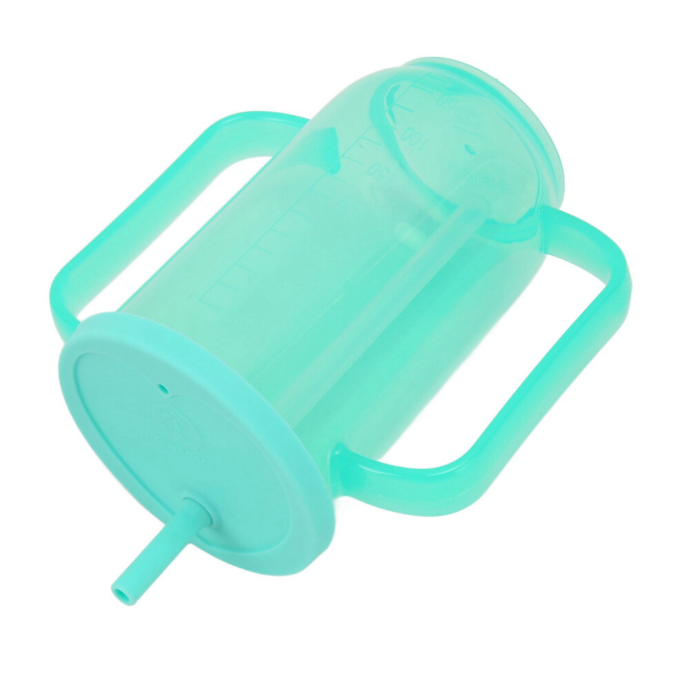 350ML Adult Sippy Cup with Straw Spillproof 2 Handles Feeding Drinking Cup for Home