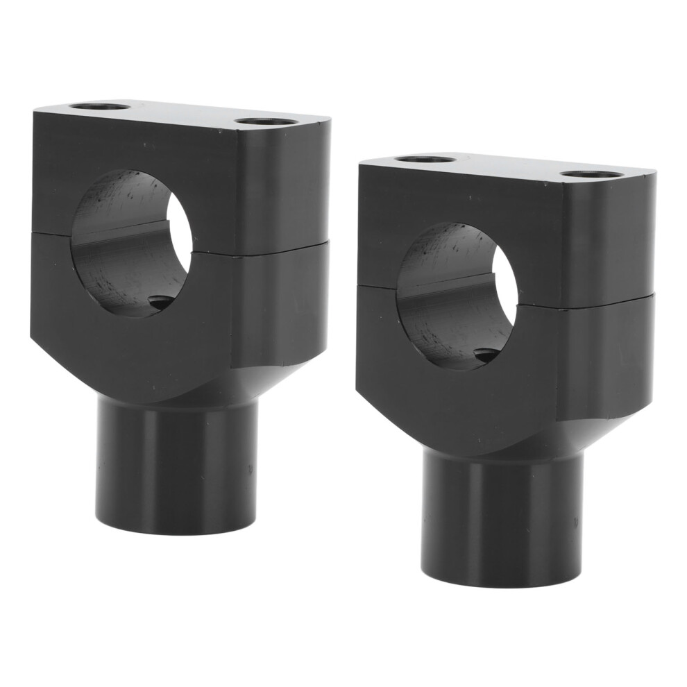 Motorcycle Handlebar Bracket Clamps Metal Riser Mount For 25Mm Diameter Handlebars Motorcycle Electric Vehicles Black 6941324901205