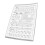 Portable Harp Chord Chart Beginner Practice Accessories 7