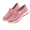 Pink 37 Damen Slip-On-Schuhe Flach Leicht 14