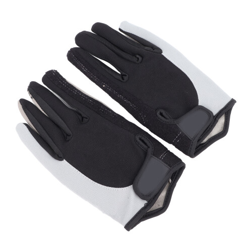 Grau Vollfinger-Fahrradhandschuhe 65,0 g Nylon