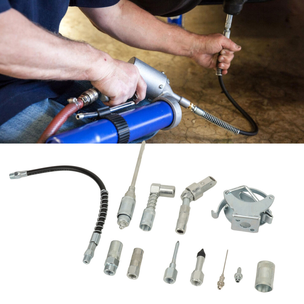 Grease Tool Lubrication Accessory Kit Quick Connect Grease Lubrication Applications Coupler Kit for Most Automotive Truck-image-OPC-PHX5F7C-NEW
