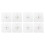50 PCS Adhesive Hooks ABS Traceless Self Adhesive Reusable Kitchen Wall Hooks for Kitchen Bathroom 16