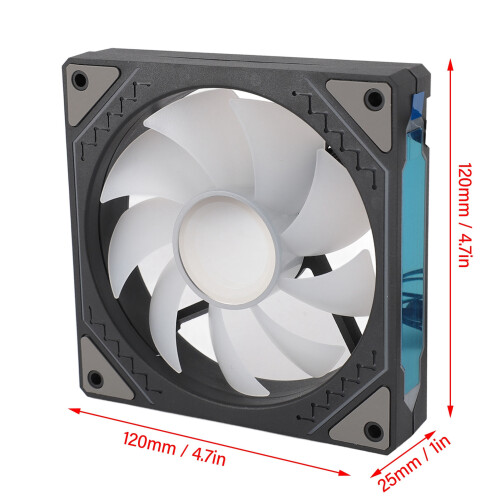 Forward Blade 120x120x25mm ARGB 12V 0.19A Schwarz 1