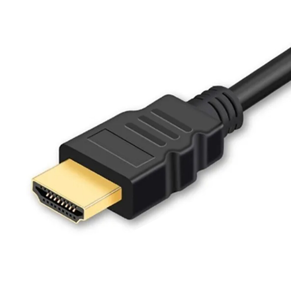 Hd Multimedia Interface To Vga Converter 1080P Rustproof Plated Interface Adapter For Laptop Gold 9461324904923