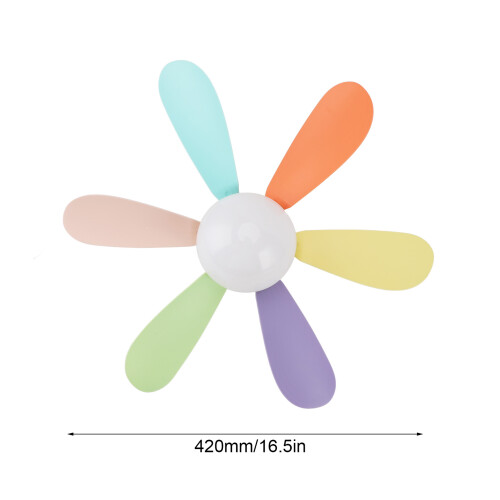Ceiling Fans with Lights and Remote Control ABS E26 E27 Modern Small Ceiling Fan Socket Fan Light with Timer for Bedroom Kitchen 85 to 265V 1