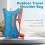 Hydration Backpack Lightweight Waterproof Packable Backpack Running Backpack for Outdoor Sports Lake Blue 10