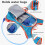 Hydration Backpack Lightweight Waterproof Packable Backpack Running Backpack for Outdoor Sports Lake Blue 12