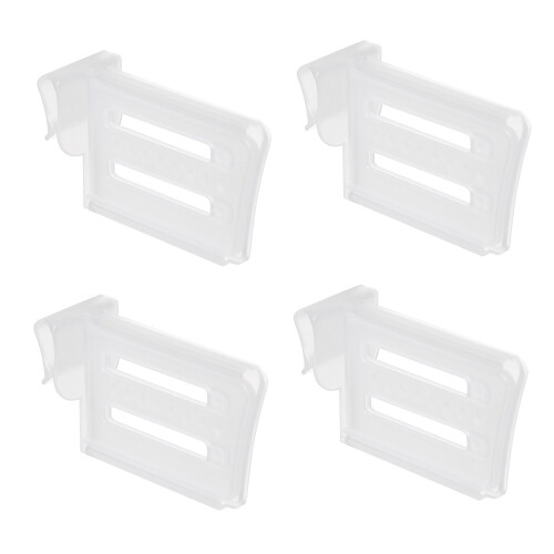 4Pcs Retractable Refrigerator Divider Clip Extendable Fridge Separator Organizer S 1