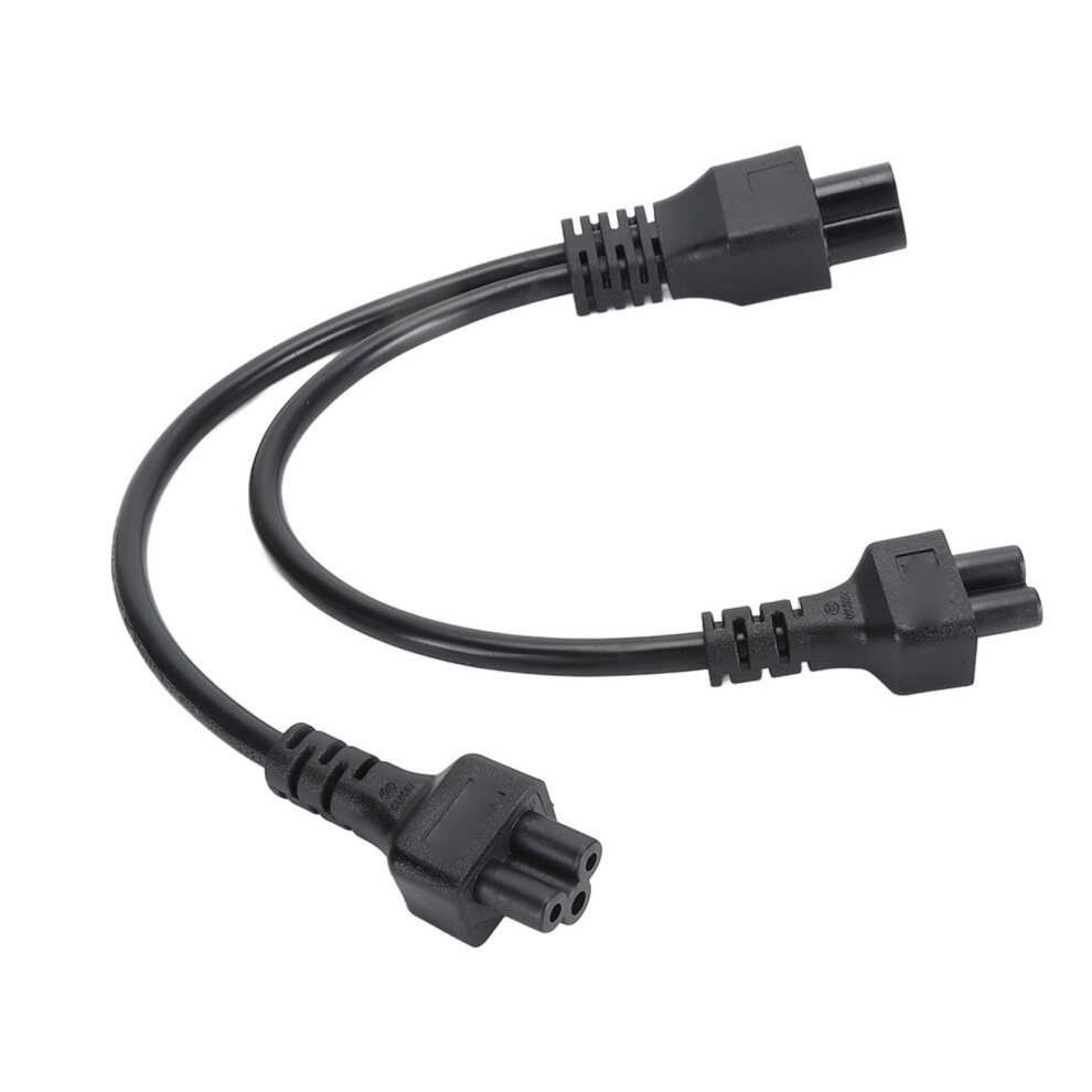 Iec320 C6 Male To Dual C5 Female Power Cord 30Cm C6 To 2Xc5 Y Splitter Adapter Power Cable 2.5A 250V 8011324909100