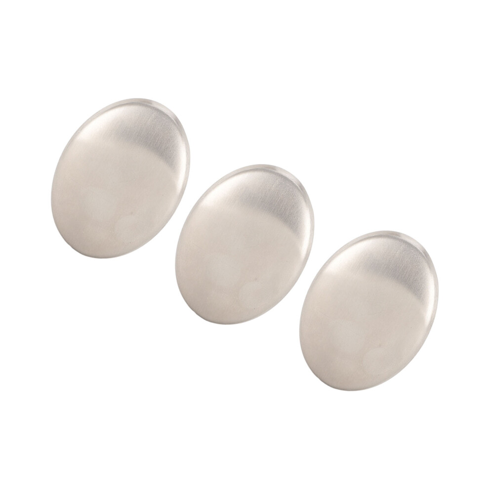 Stainless Steel Soap Bar Metal Odor Remover Hand Wash Kitchen Gadget for Removing Fish Garlic Onion Smell 3pcs