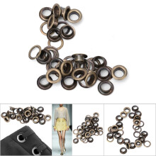 100 Stück Messing Leder-Augenösen 8mm DIY Handwerkzeuge Rostfreie Augenösen Set