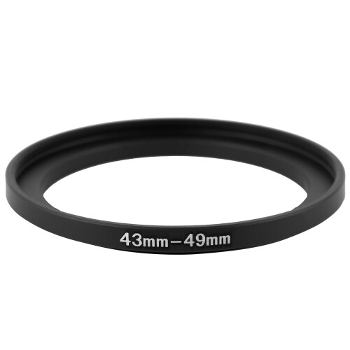 43mm to 49mm Metal Step Up Filter Ring Adapter for Camera 1