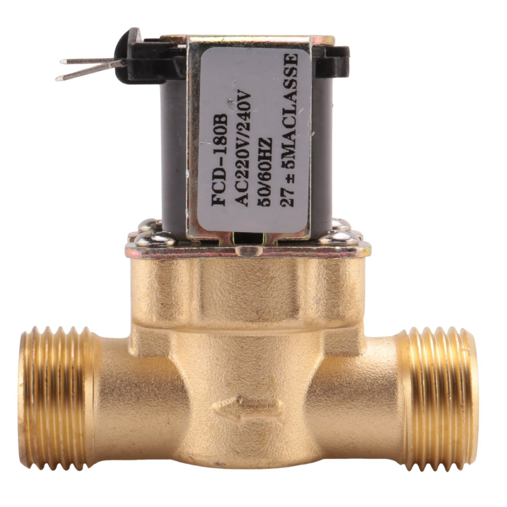 Ac 220V Normally Closed Brass Electric Solenoid Magnetic Valve 4852874543437