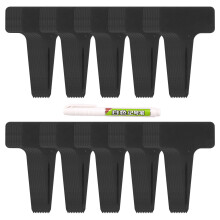 101Pcs/Set Black T-Types Reusable Nursery Plant for Flower Vegetables