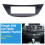 1-DIN bilradio ramme til III 2007 DVD-stereo CD-kit 8