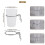 6 Sets Pegboard Bins with Rings Hooks Cups Transparent 11