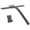 Shower Squeegee, Black Wiper Without Drilling with Hanging Hook 3