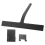 Shower Squeegee, Black Wiper Without Drilling with Hanging Hook 4
