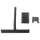 Shower Squeegee, Black Wiper Without Drilling with Hanging Hook 1