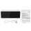 Multifunctional Plastic Mirror LED Night Light Thermometer Digital Wall Clock Lamp Alarm Clock 2