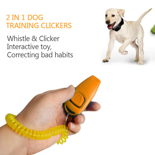 2er Pack 2-in-1-Clickers Blau/Orange 7,5x3,5x2 cm 20 g 2