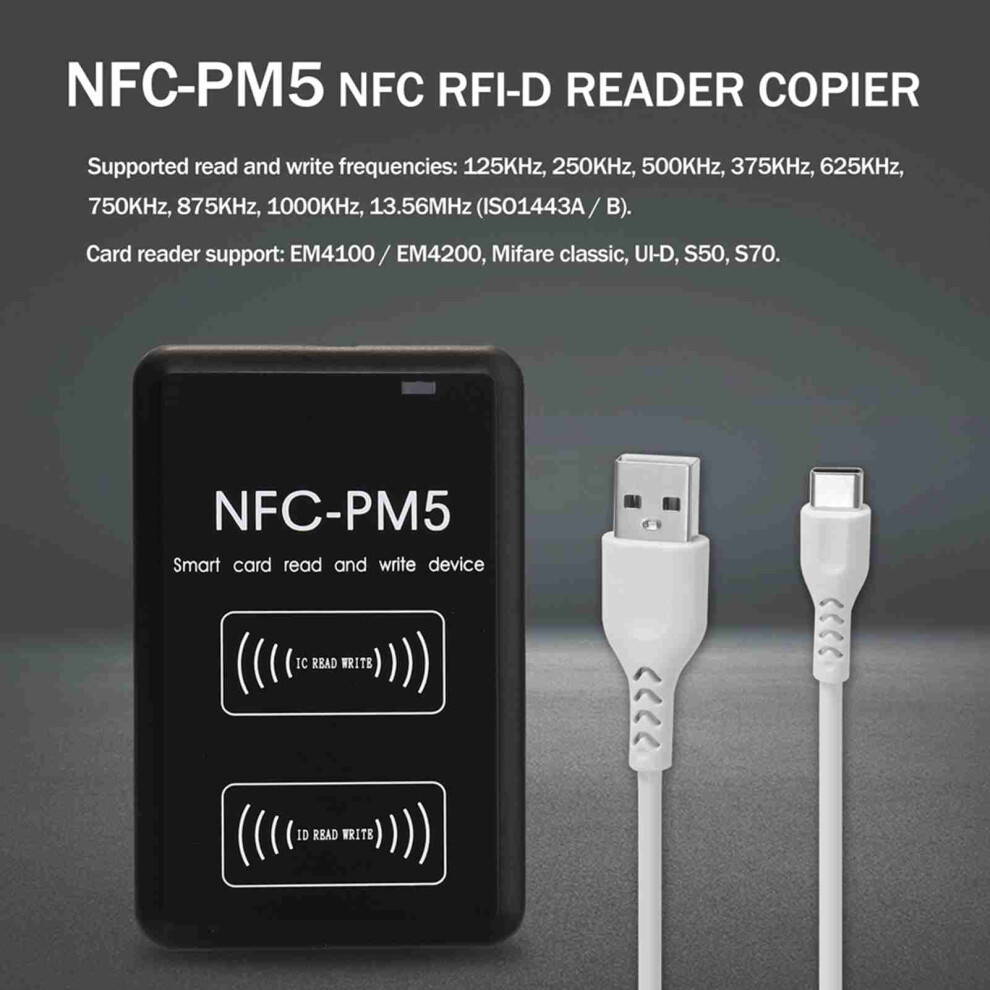 Nfc Rfi-D Copier Ic I-D Reader Writer Duplicator With Full Decode Function Intelligent Card Read And Write Device 8421324928597