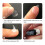 Nageltabs Transparent 240 Stück Klebeband 6 Größen 10