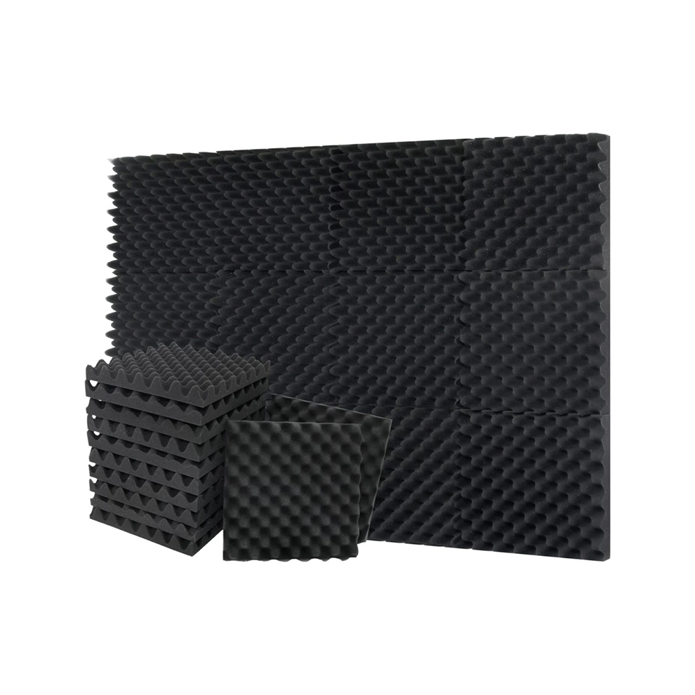 Soundproof Wall Panels Egg Crate Sound Panels-1.18X12x12in 4852874553481