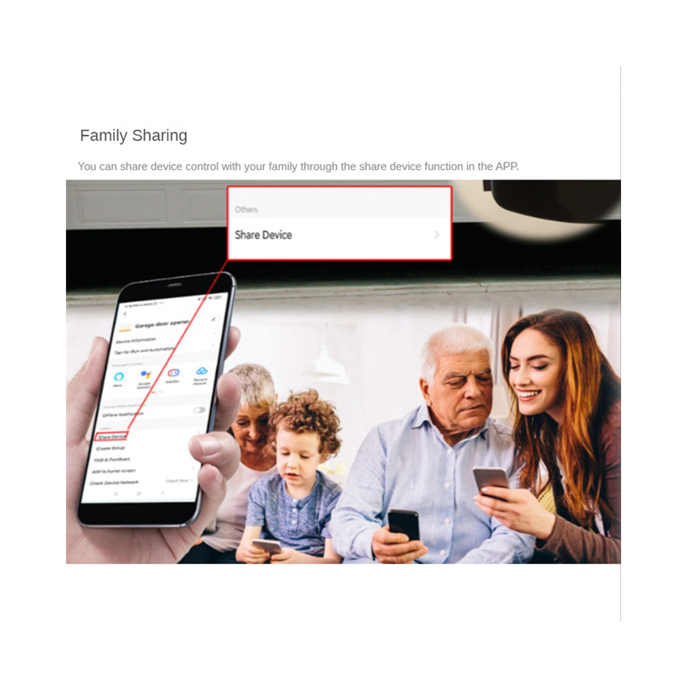Tuya Smart Zigbee Garage Door With App Control For Eu Plug 4852874552705