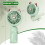 Portable Hand Held Fan with Cat Ears - Mini Fan(Green) 5
