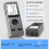 Mini Laser Rangefinder Digital Tape Measure Ruler 3