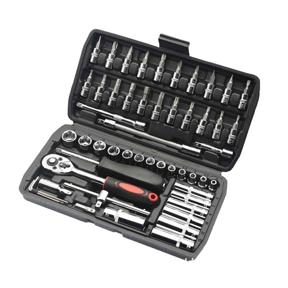 Socket Combination 1/4 Ratchet Wrench Screwdriver Head 4852874556314