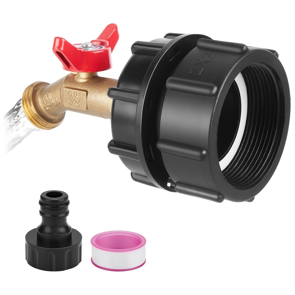 Ibc Tank Adapter, 2.36In Thread Adapter For 275-330 Gal Tote 4852874557359
