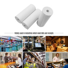 Thermal Paper Rolls 80x30mm Receipt Paper Cash Register Paper Rolls for Supermarket POS Receipt Printer, 6 Rolls