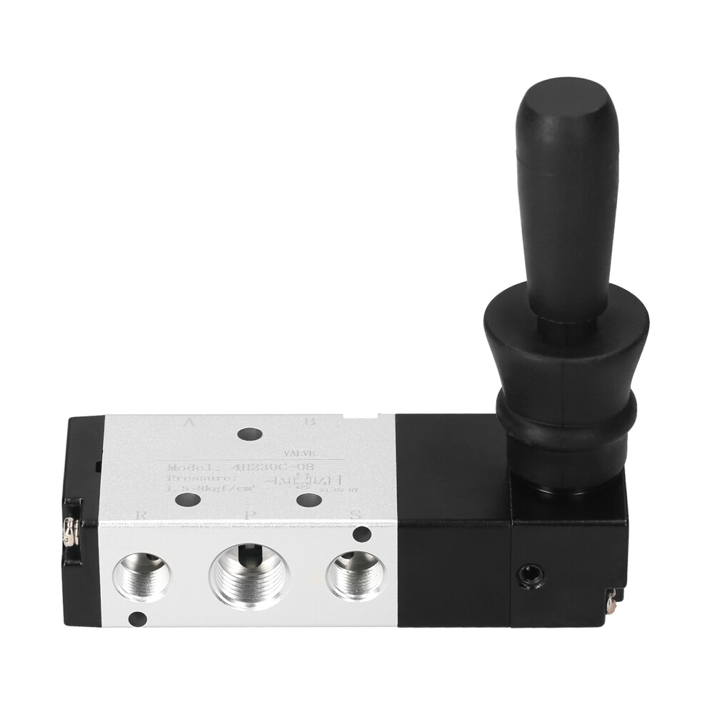 Pneumatic Manual Hand Lever Control Valve Aluminium Alloy 5 Way 3 Position Air Hand Lever Operated Valve 8481324931621