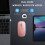 Mouse Jiggler Auto-Move Cursor Virtual Wireless Bluetooth Mouse- C 3