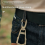 Khaki Portable Gloves Hook Protective Clips 1