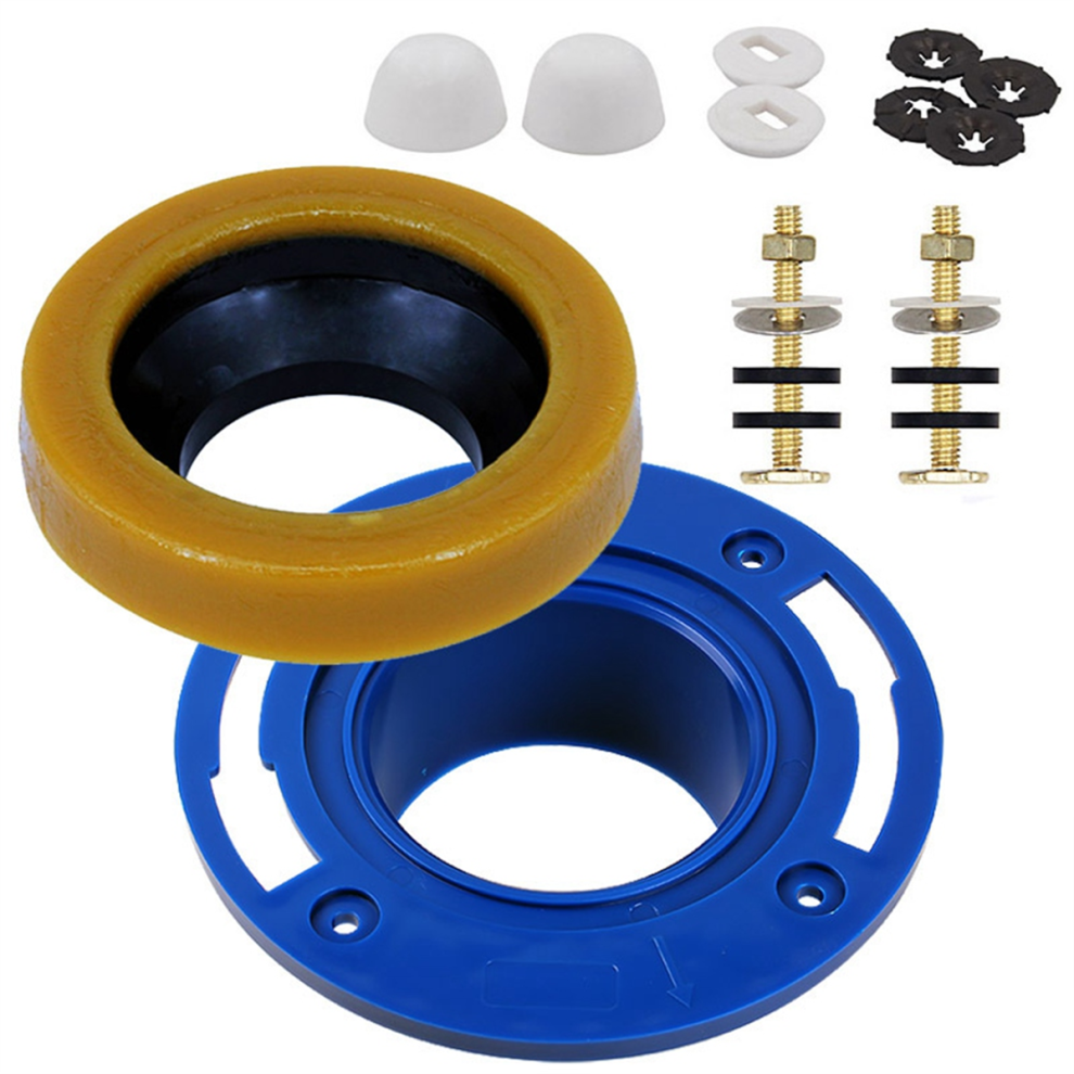 Toilet Flange With Wax Ring For Toilets Replacement Kit 4852874570792