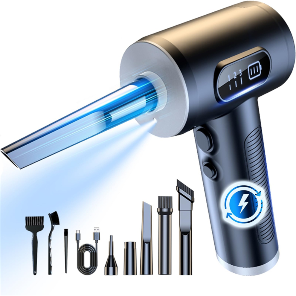 Compressed Air Duster, 3-Gear to 100000RPM Electric Duster-image-OPC-PHX5QMP-NEW