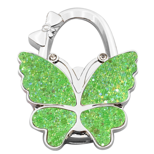3PCS Foldable Fashion Butterfly Purse Bag Table Hook Holder 1