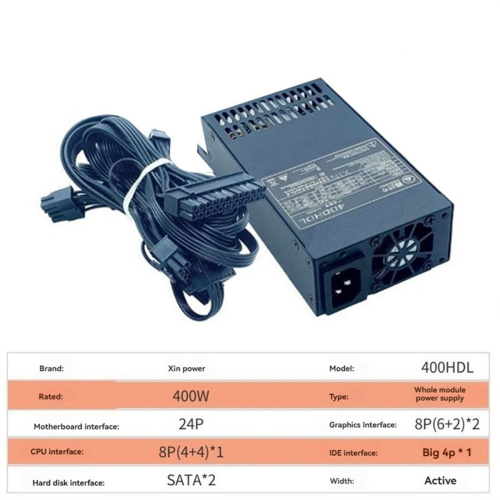 Alimentatore ATX modulare completo da 400 W Modulo FLEX 2