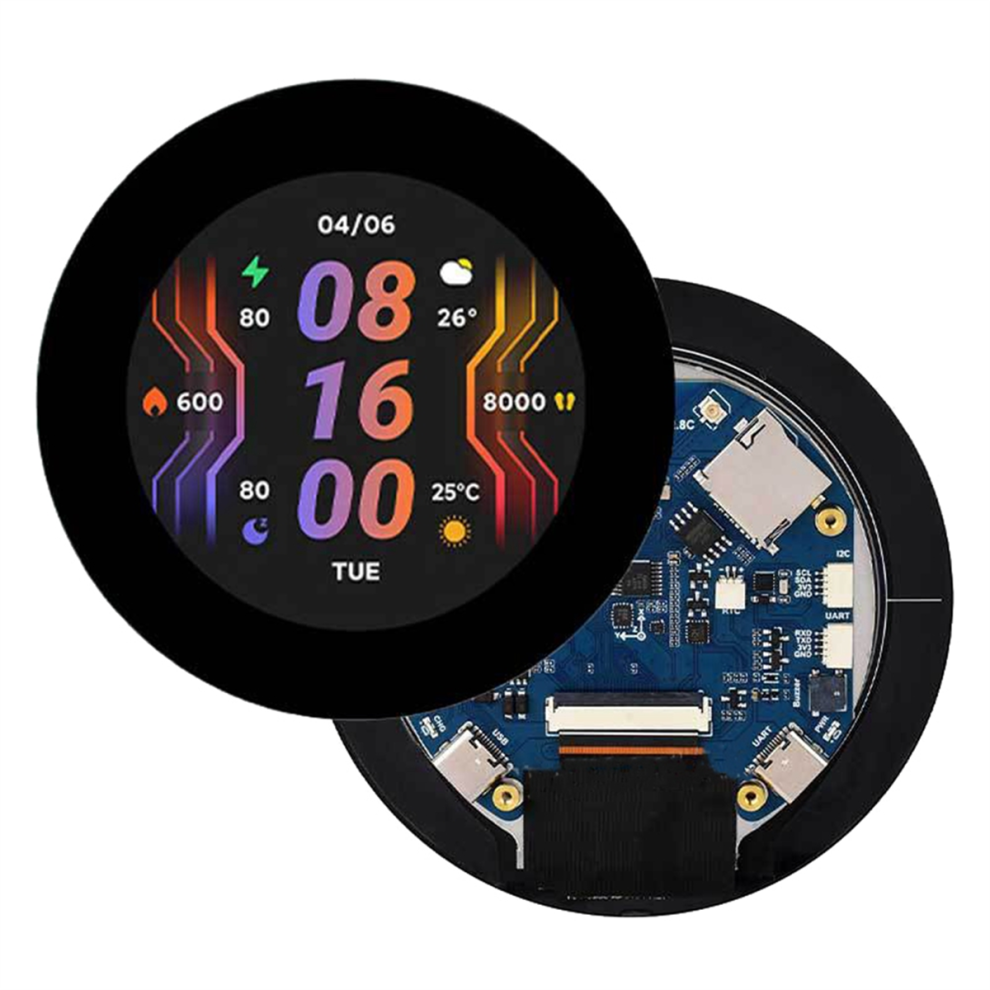 Esp32 S3 2.8 Inch Lcd Development Board With Qmi8658 6- Sensor 4852874580326