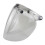 Open Face Helmet Visor Motorcycle Helmet Bubble Lens 3-Snap Bubble Wind  Visor 1