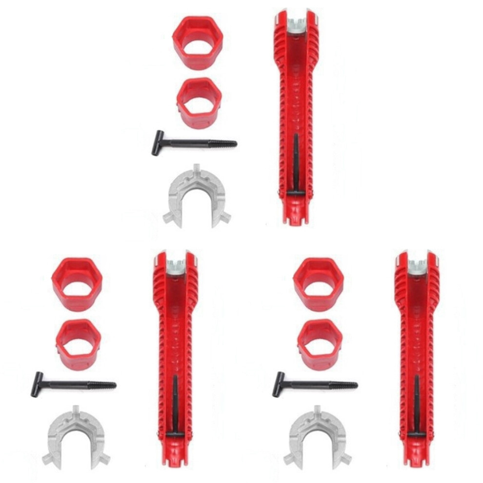 3 Sets Multifunctional Faucet Wrench Tool 4852874583181