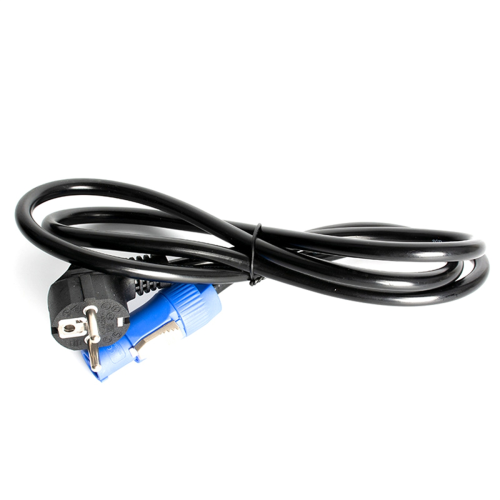 Powercon Plug 1.5M Black Stage Light Power Cable, EU PLUG