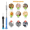 Precision Pin Vise Hand Drill Set with 0.5-3.0mm Twist Bit 5