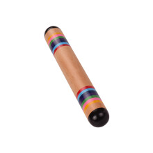 Regenbogen-Holz-Regenstab Rainmaker Musikalisches Spielzeug für Kinder und Erwachsene 60 cm