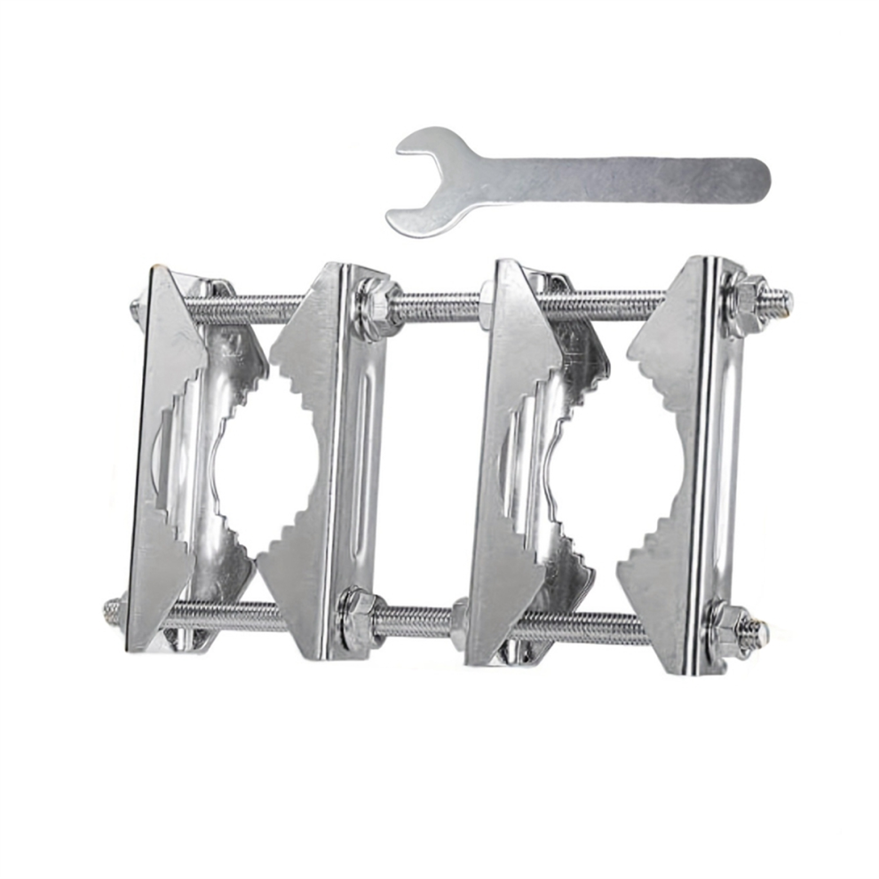 Double Antenna Mast Clamp V Jaw Block with Bolts-image-OPC-PHX5T6R-NEW