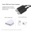 LP-E17 Dual-USB-DC-Kuppler schwarz 210 cm Kabel 7,6 V 4